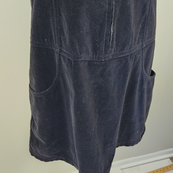 VTG Velvet Black 90s Y2K Jumper Womens Size 10/8 Silver Zip Front Holiday - Picture 4 of 11